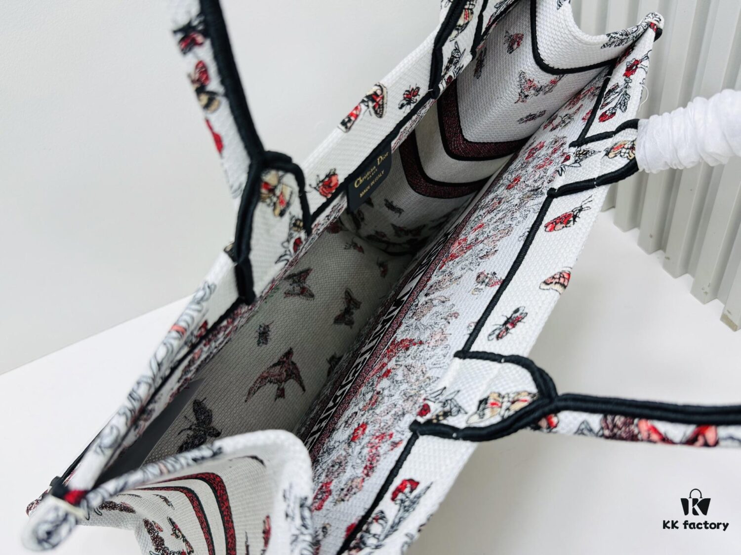 Oversized Original Order Thick Yarn Fabric Dior Book Tote