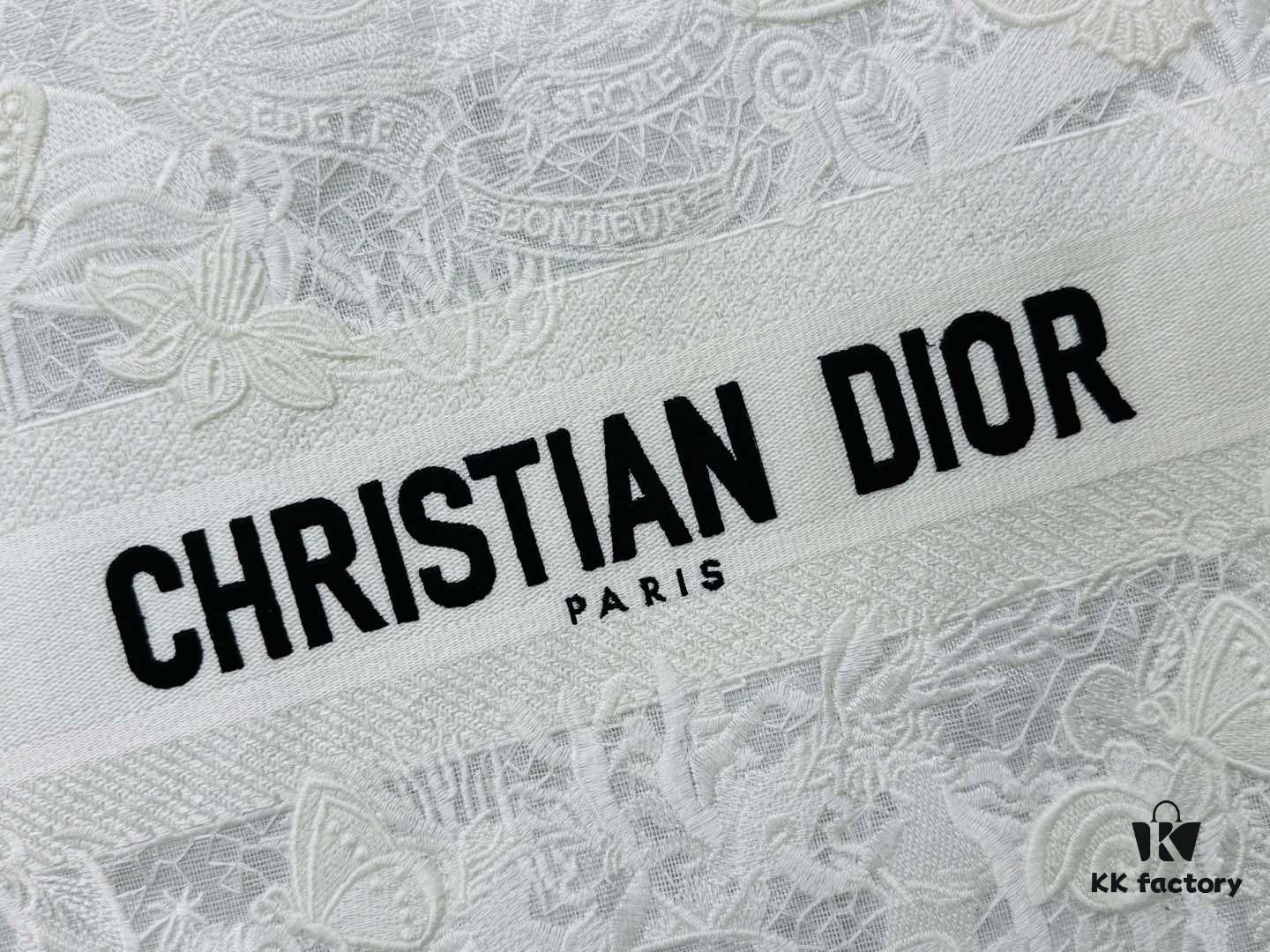 Oversized Original Order Thick Yarn Fabric Dior Book Tote