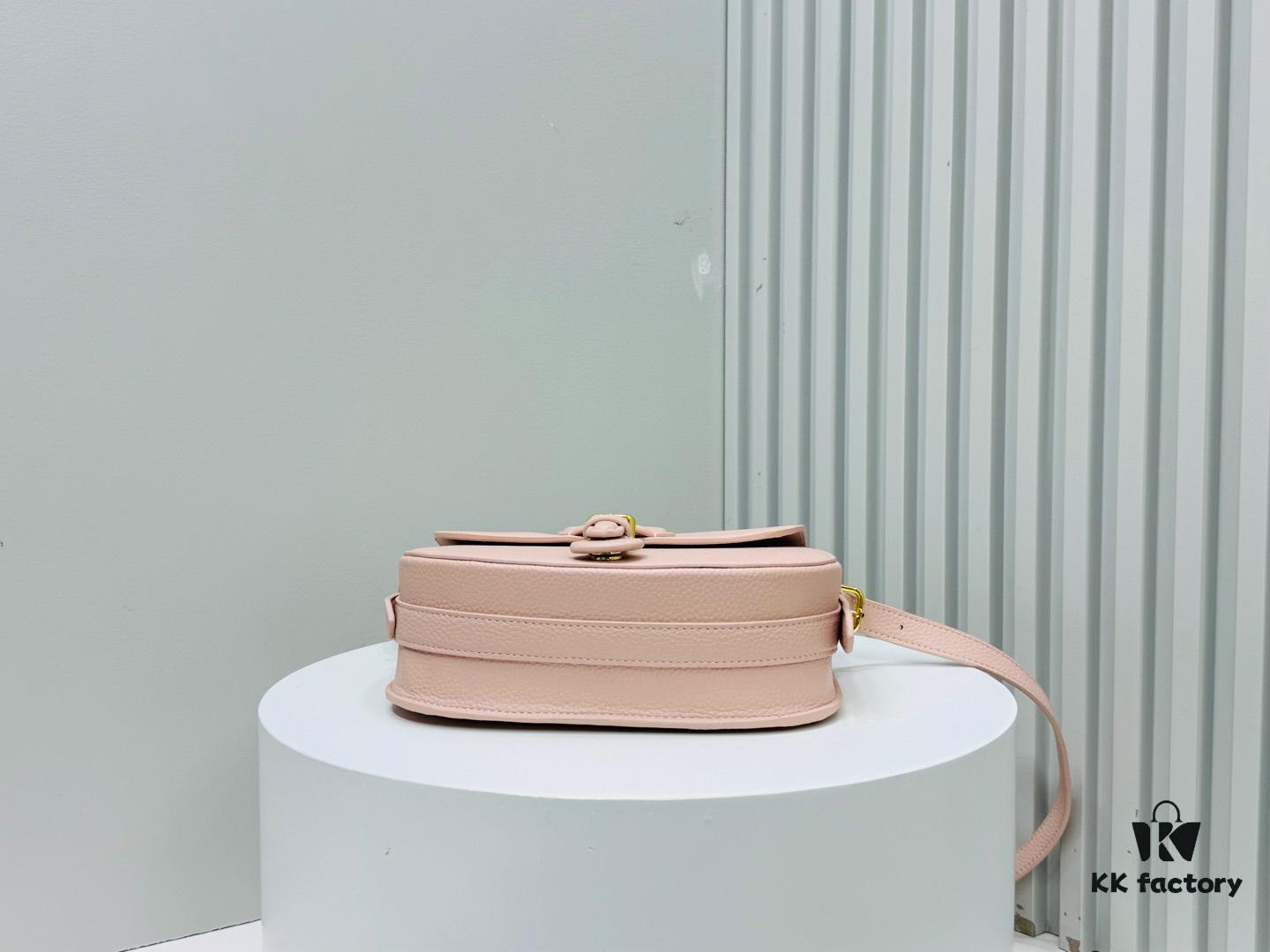 Medium Lychee-textured Dior Bobby Bag 2024 Fall/Winter New Retro Style