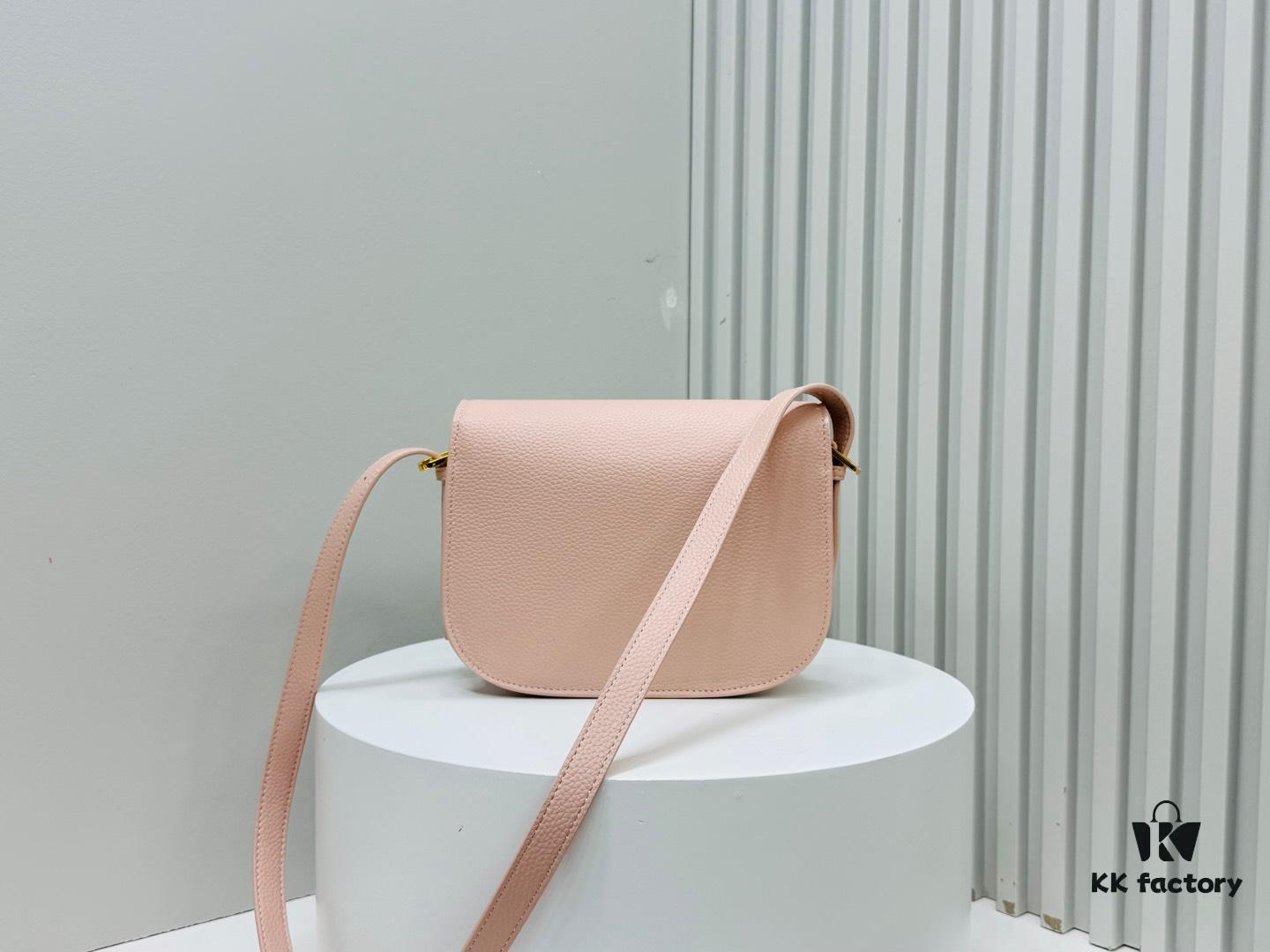 Medium Lychee-textured Dior Bobby Bag 2024 Fall/Winter New Retro Style