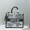 Dior Book Tote24 Early Spring New Arrival Large Size with Leather Trim