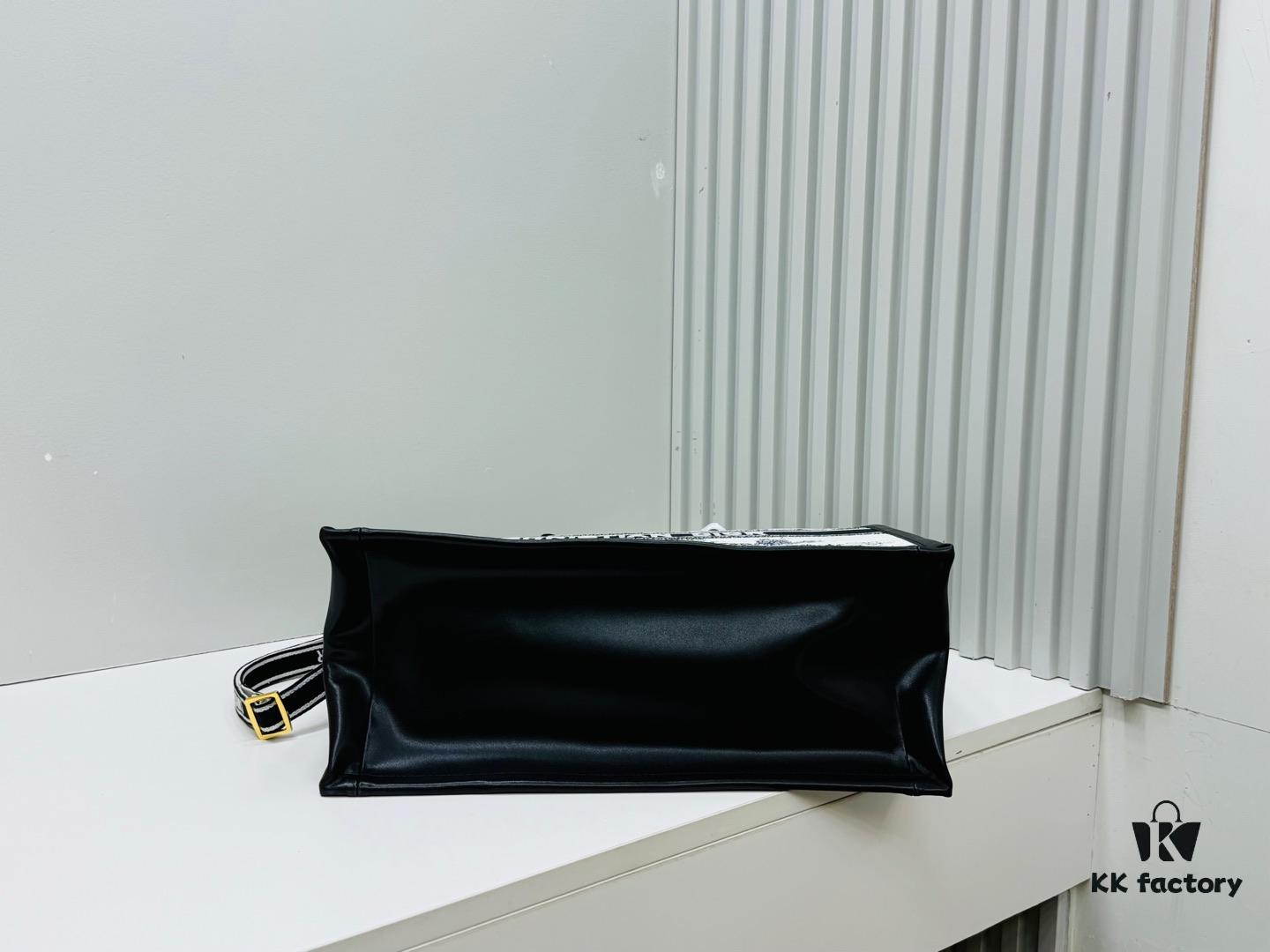 Dior Book Tote24 Early Spring New Arrival Large Size with Leather Trim