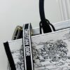 Dior Book Tote24 Early Spring New Arrival Large Size with Leather Trim