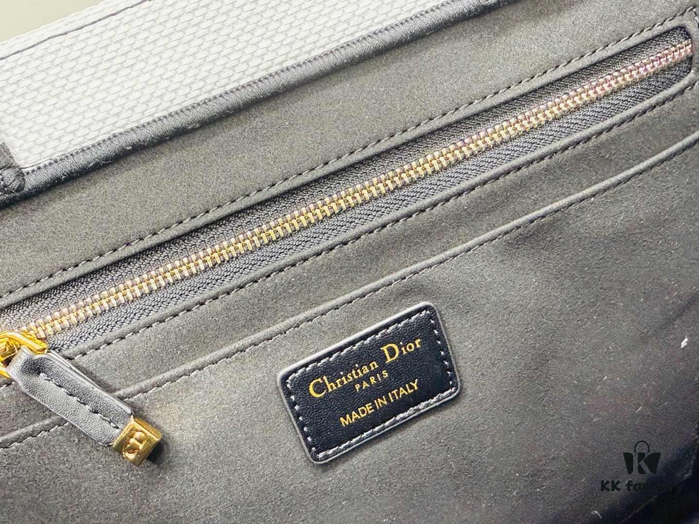 Dior Book Tote24 Early Spring New Arrival Large Size with Leather Trim