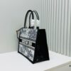 Dior Book Tote24 Early Spring New Arrival Medium Size with Leather Trim