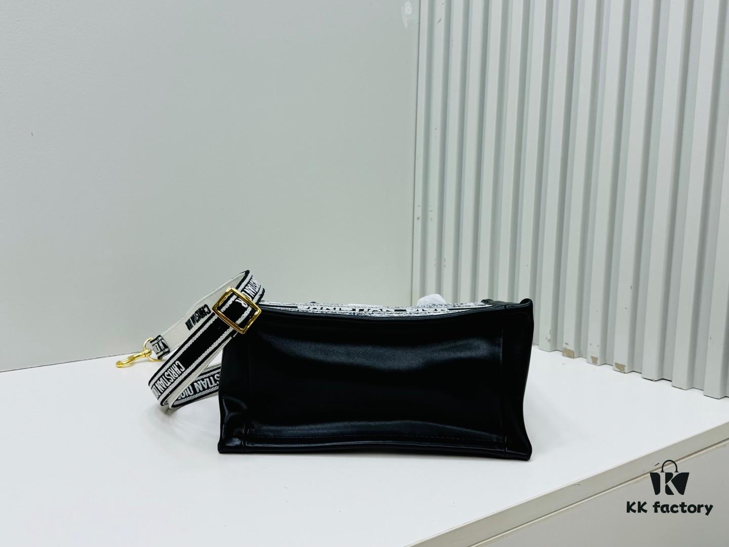 Dior Book Tote 24 Early Spring New Arrival Small Size with Leather Trim