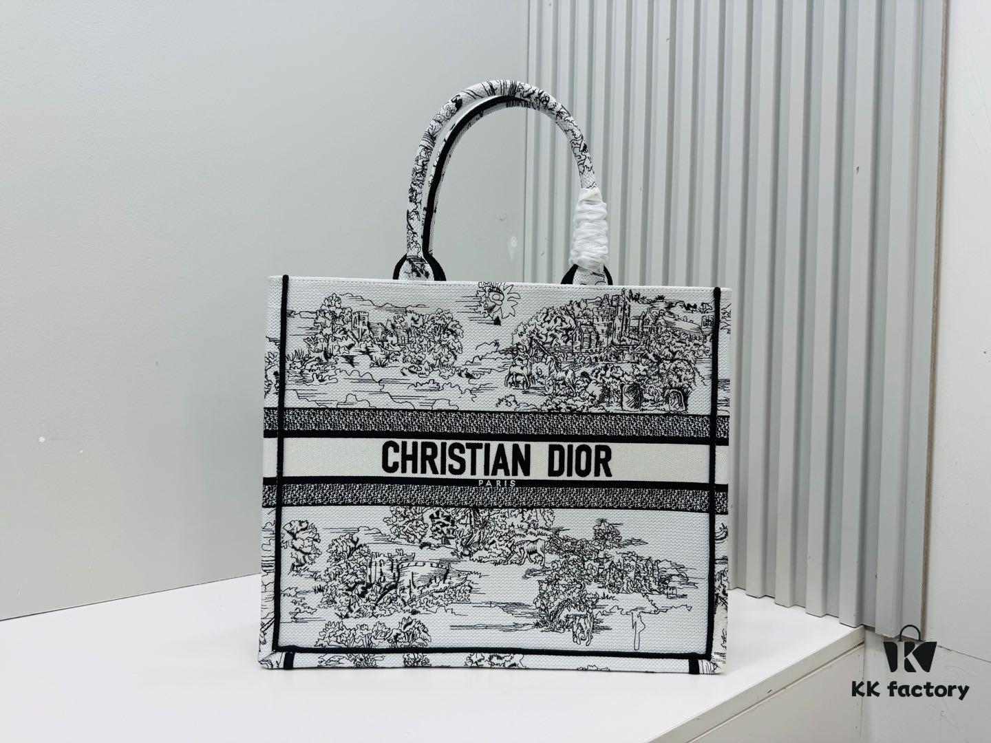 Vintage Oversized Di0r Book Tote in Thick Cable Fabric – Original Surplus Lot