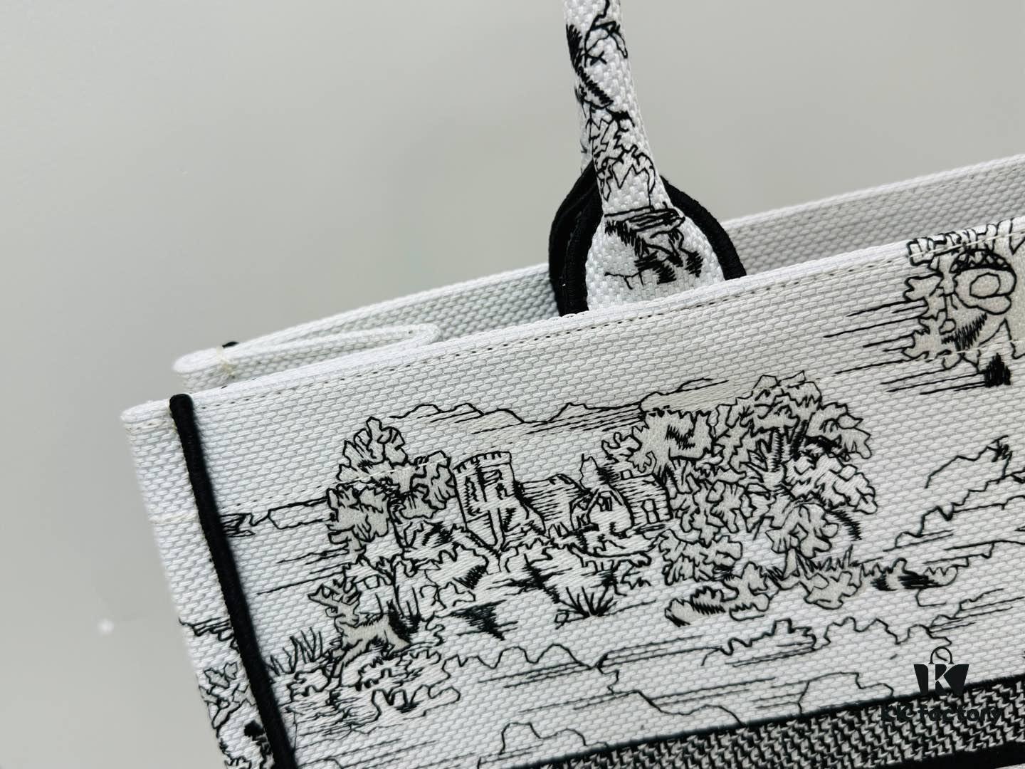 Vintage Oversized Di0r Book Tote in Thick Cable Fabric – Original Surplus Lot