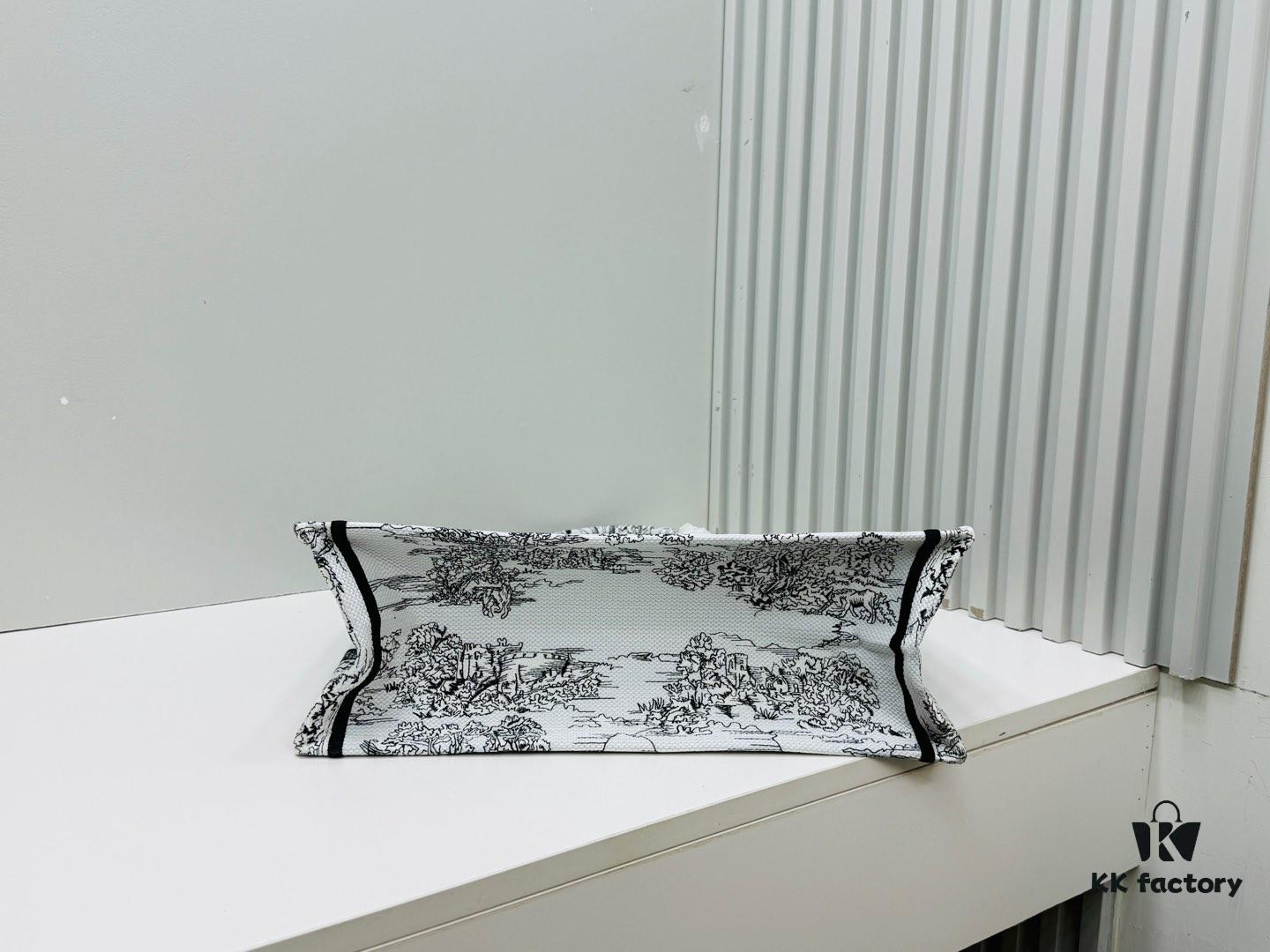 Vintage Oversized Di0r Book Tote in Thick Cable Fabric – Original Surplus Lot