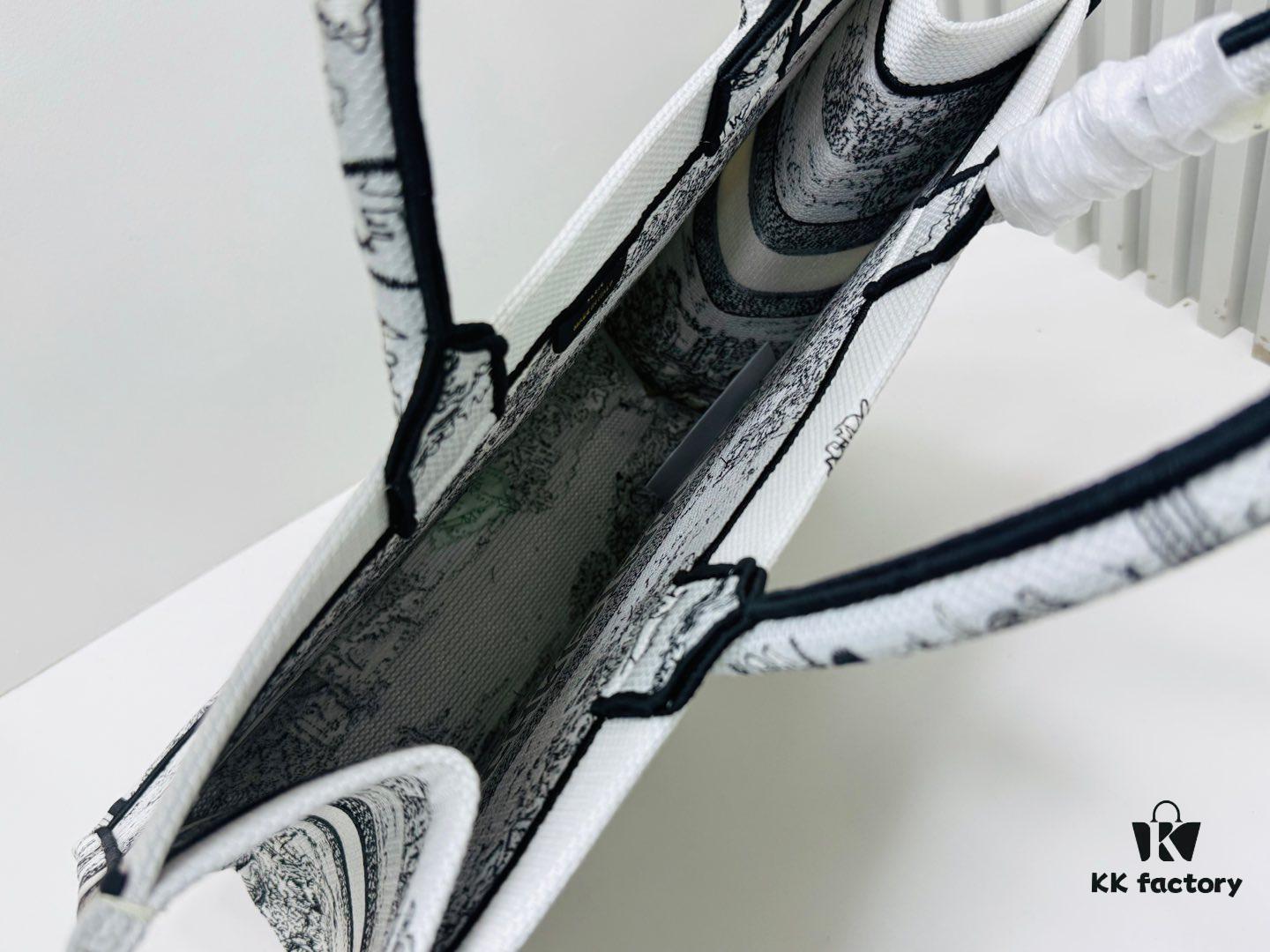 Vintage Oversized Di0r Book Tote in Thick Cable Fabric – Original Surplus Lot