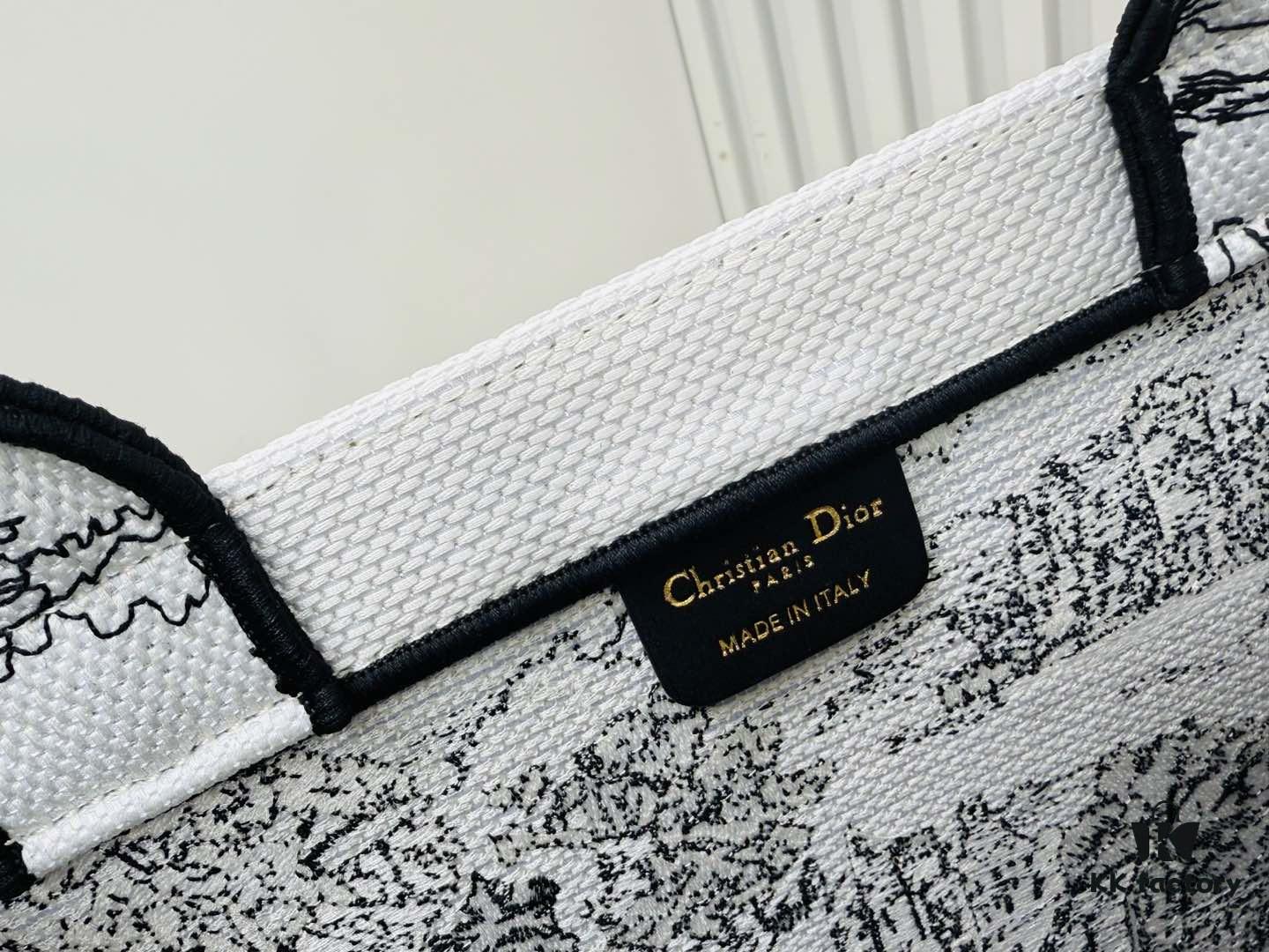 Vintage Oversized Di0r Book Tote in Thick Cable Fabric – Original Surplus Lot