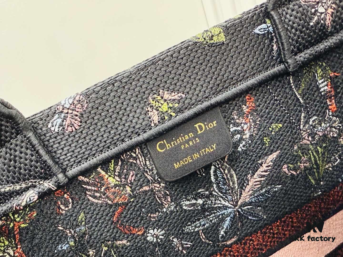 Oversized Original Order Thick Yarn Fabric Dior Book Tote