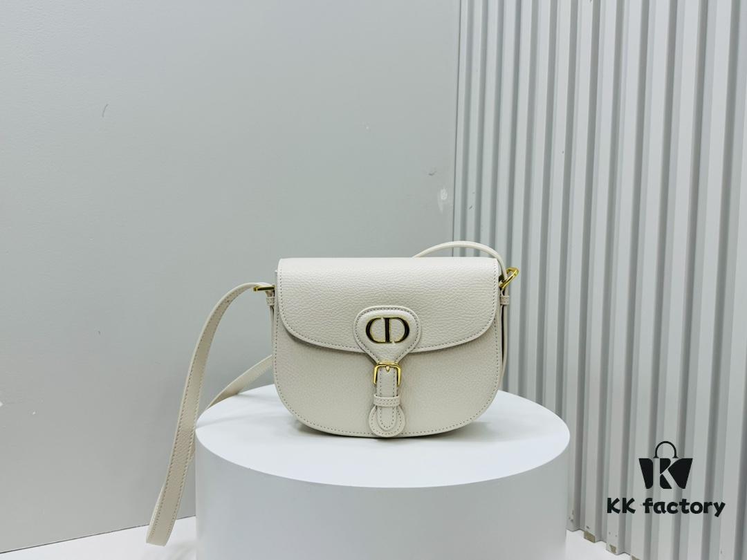 Medium Lychee Textured Dior Bobby Bag 2024 Fall/Winter New Vintage Style