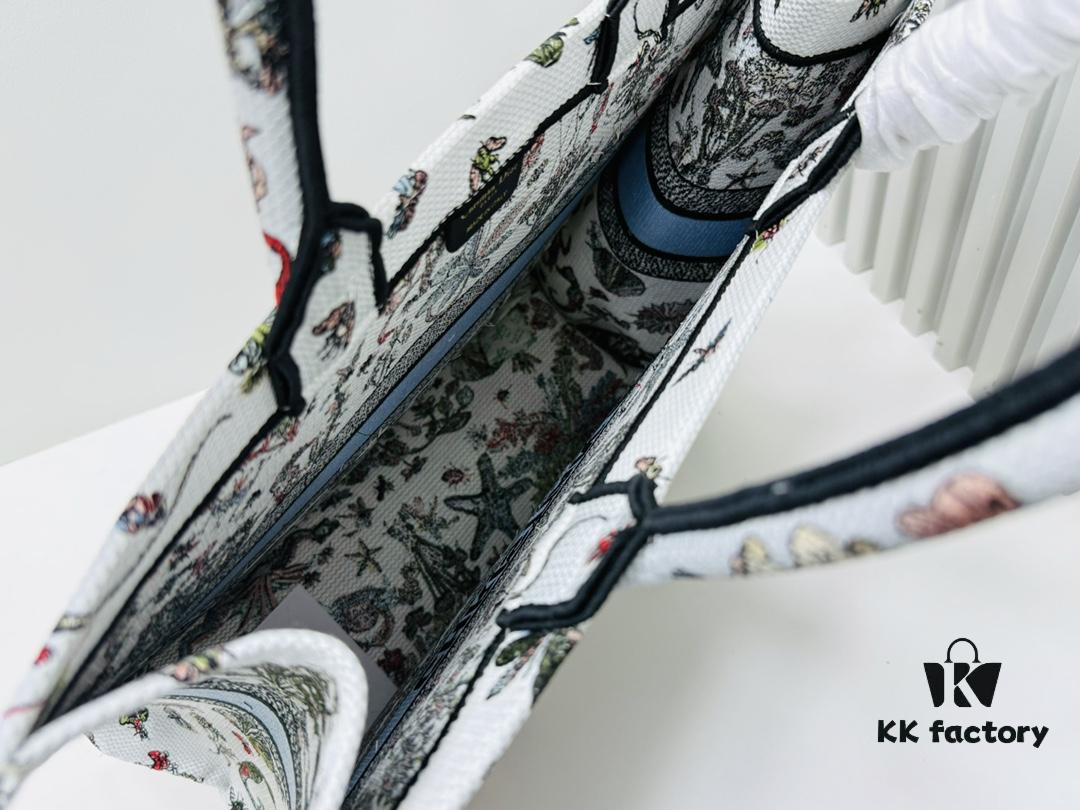 Oversized Original Order Thick Yarn Fabric Dior Book Tote