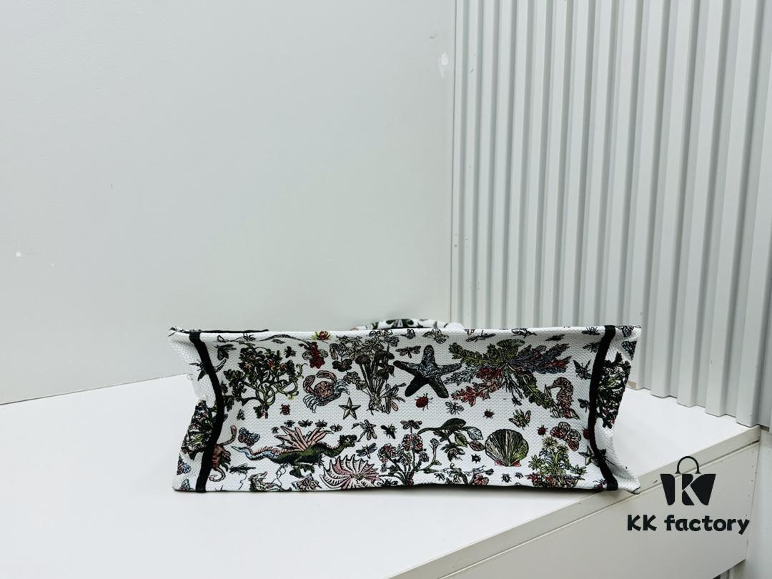 Oversized Original Order Thick Yarn Fabric Dior Book Tote