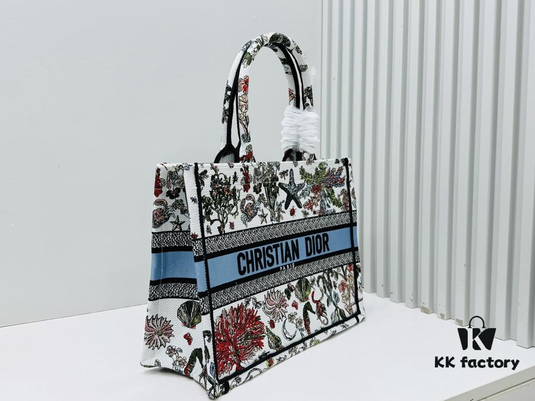 ️Thick Yarn Heavy Fabric Original Order Medium [Dior Book Tote]