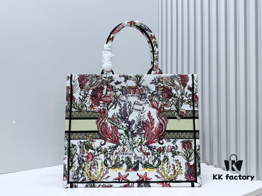 Thick Yarn Heavy Fabric Original Order Large Size [Dior Book Tote]