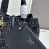 Dior Always Tweed Series, Luxury Original Leather, Quilted Design, Elegant and Stylish Handbag