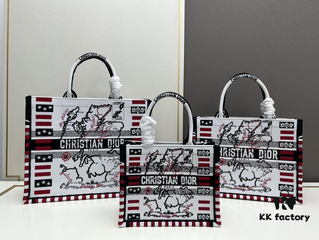 Authentic Large 330, Medium, Small Di0r Book Tote