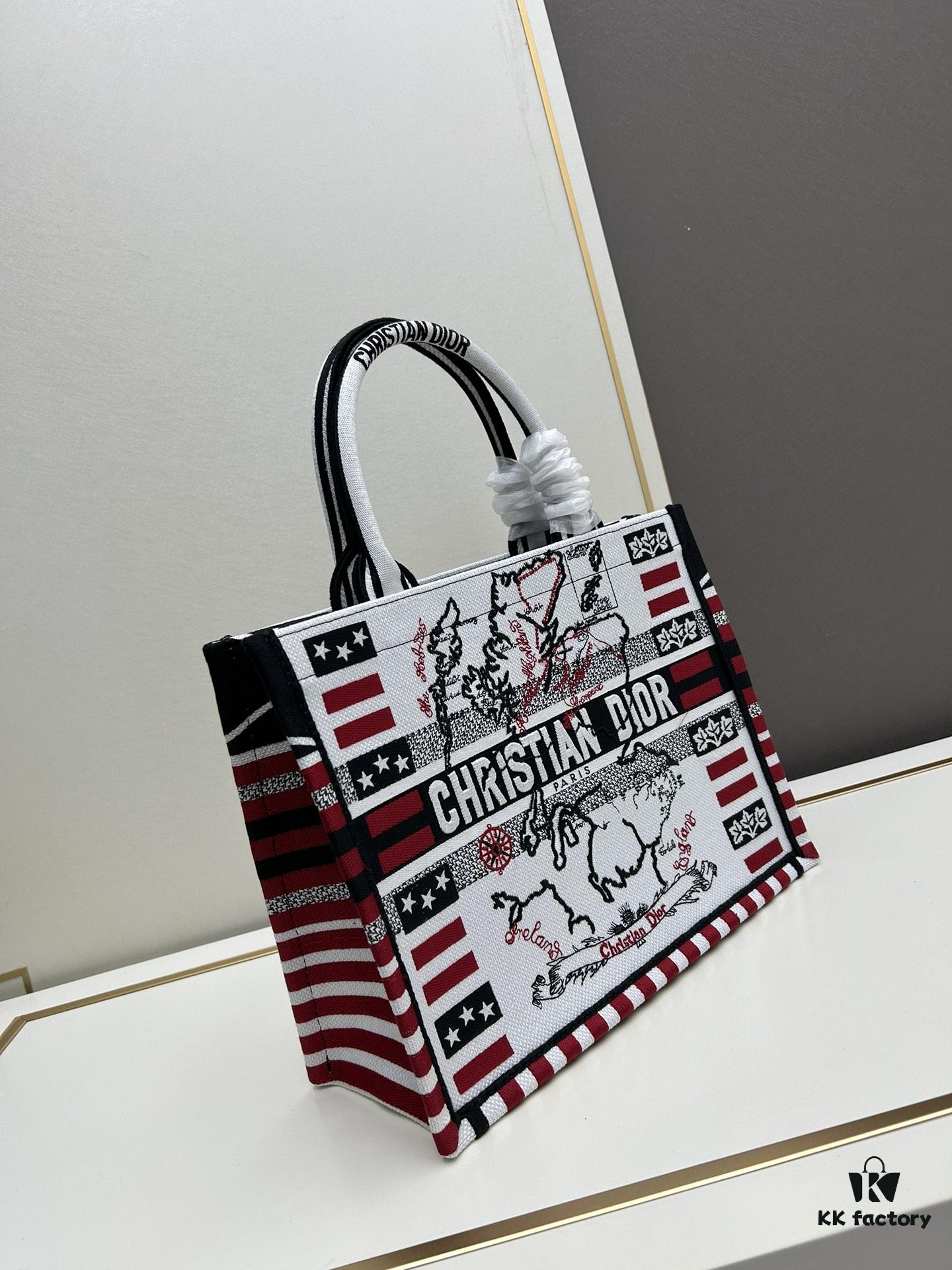 Authentic Large 330, Medium, Small Di0r Book Tote