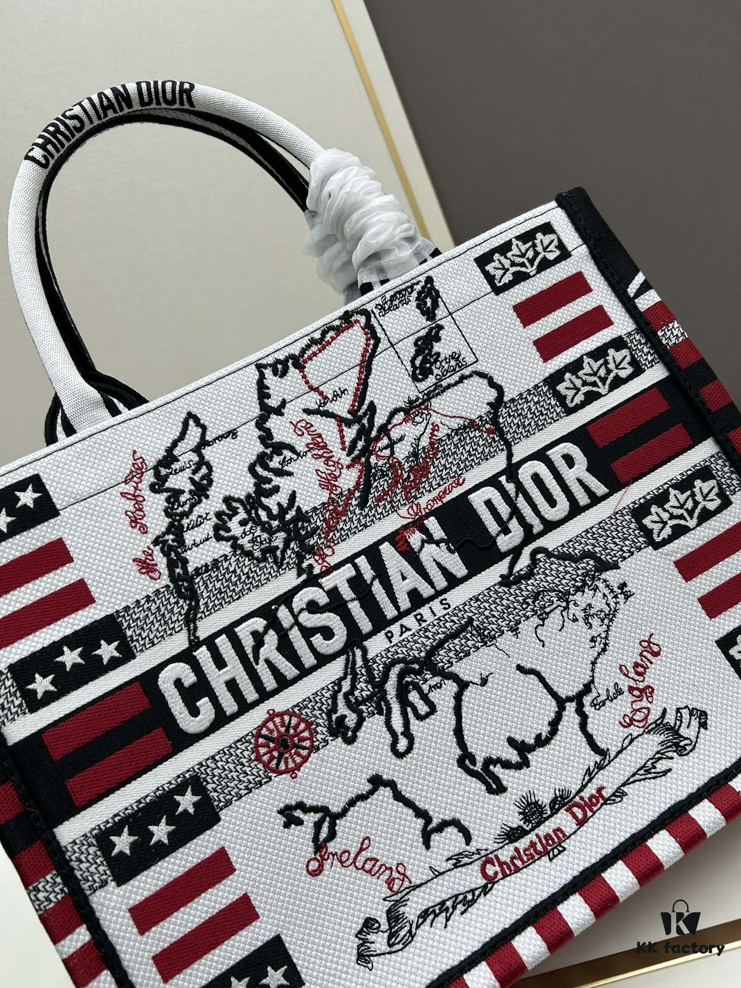 Authentic Large 330, Medium, Small Di0r Book Tote