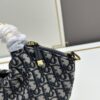 DIOR 2025 New Vintage-Style Puff Bag in Leather and Fabric
