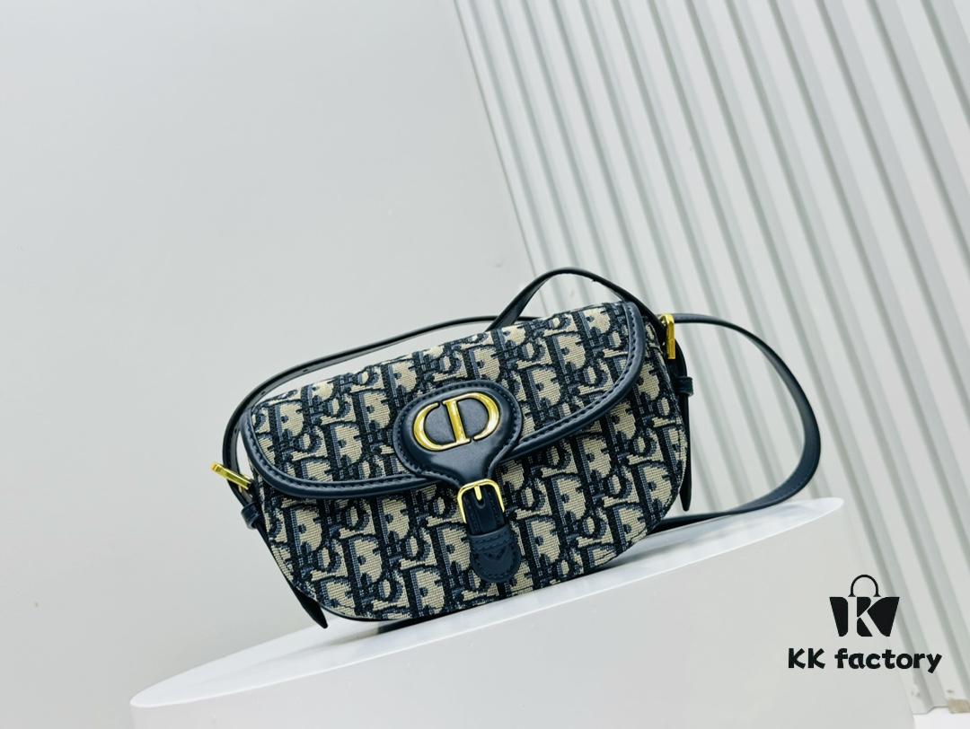 Latest Dior Bobby Vintage Canvas Bag with Adjustable Strap
