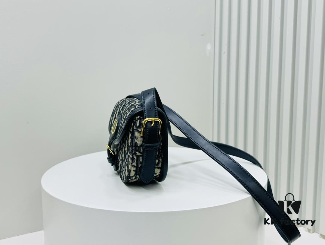 Latest Dior Bobby Vintage Canvas Bag with Adjustable Strap