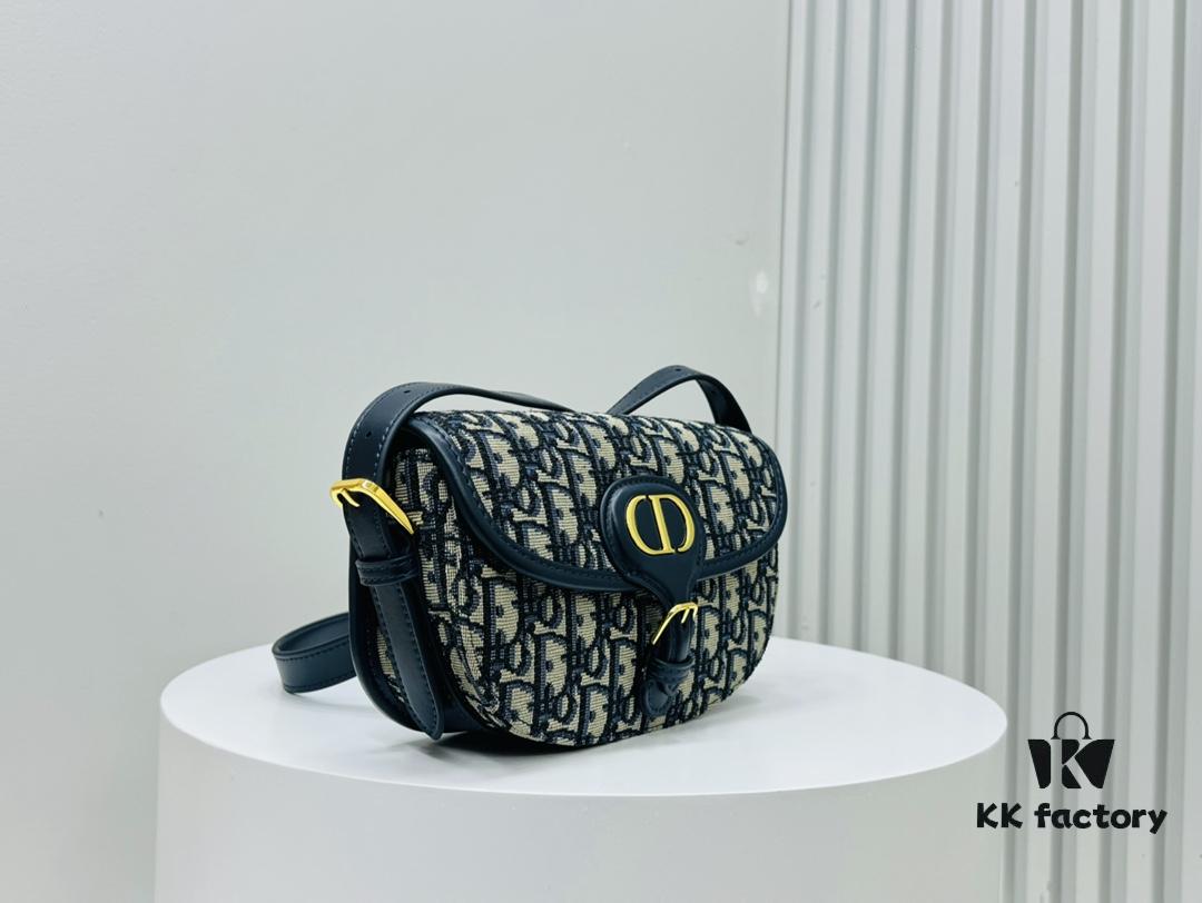 Latest Dior Bobby Vintage Canvas Bag with Adjustable Strap