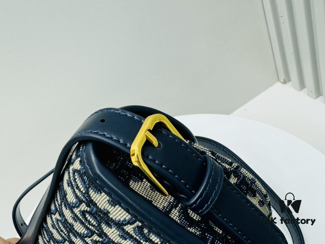 Latest Dior Bobby Vintage Canvas Bag with Adjustable Strap