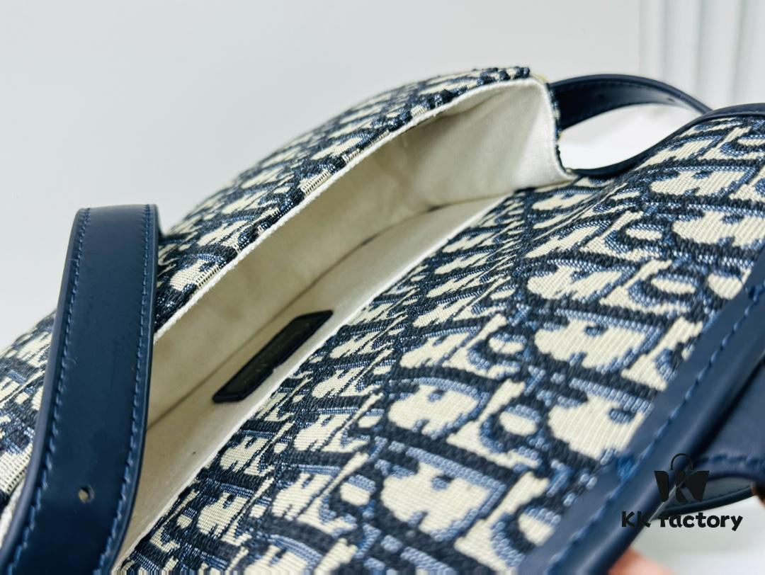 Latest Dior Bobby Vintage Canvas Bag with Adjustable Strap