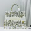 Large Original Order Thick Yarn Fabric Dior Book Tote