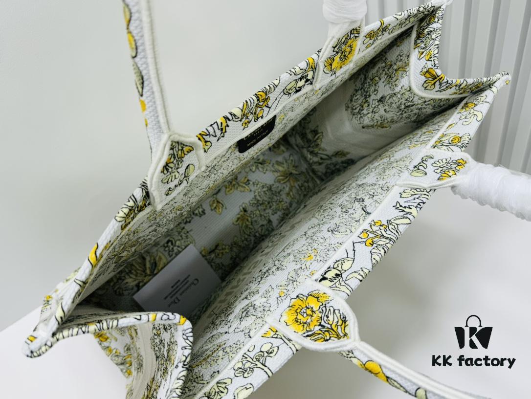 Large Original Order Thick Yarn Fabric Dior Book Tote