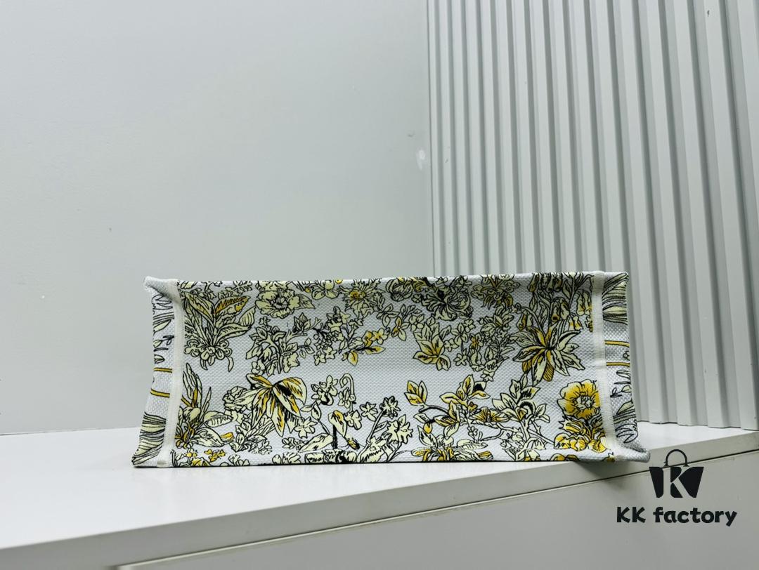 Large Original Order Thick Yarn Fabric Dior Book Tote