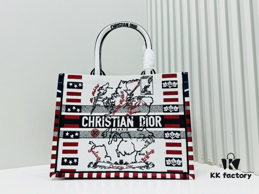 Thick Thread, Heavy Fabric Original Order Medium Size Di0r Book Tote