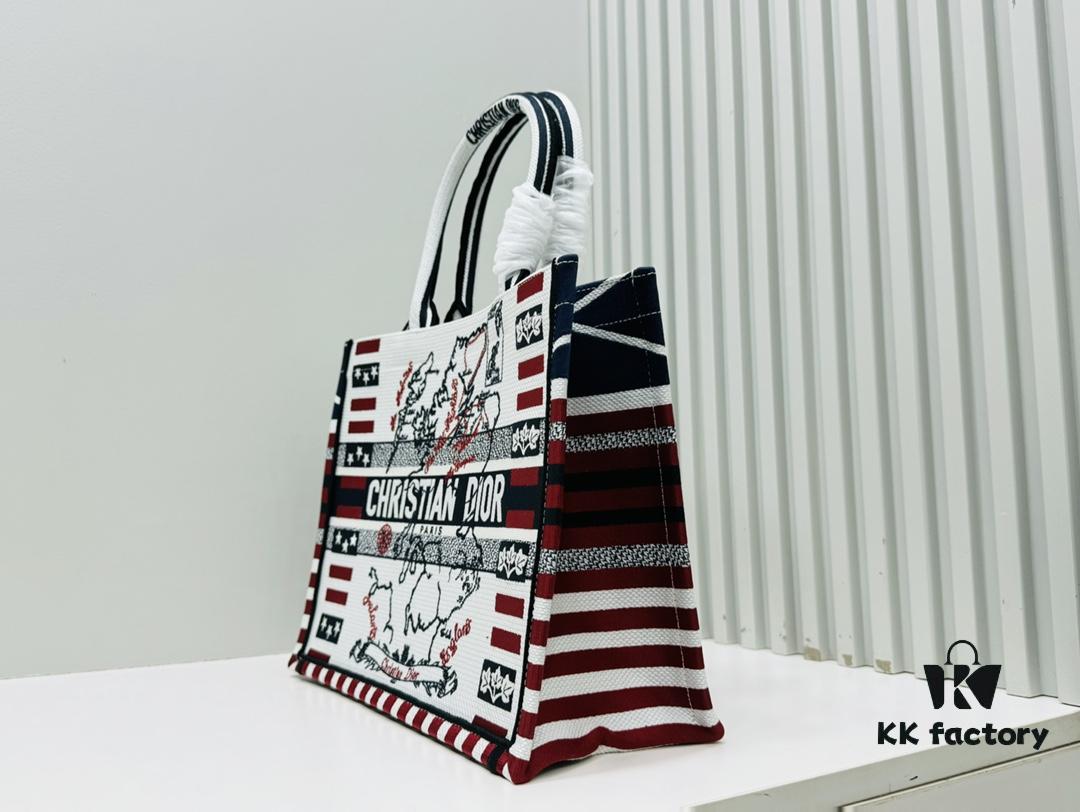 Thick Stitching, Heavy Fabric Original Order Medium Di0r Book Tote