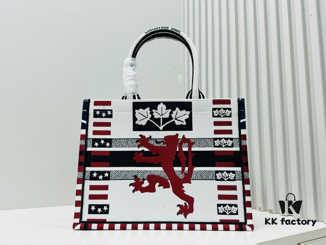 Thick Stitching, Heavy Fabric Original Order Medium Di0r Book Tote