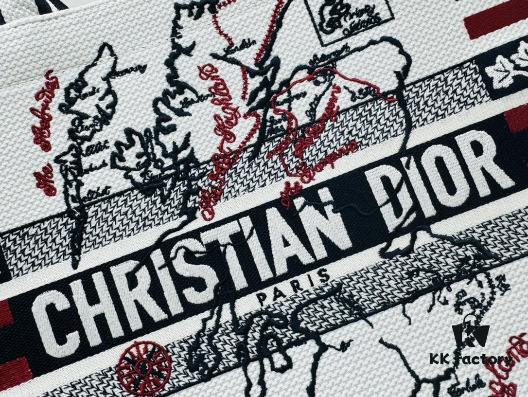 Thick Stitching, Heavy Fabric Original Order Medium Di0r Book Tote