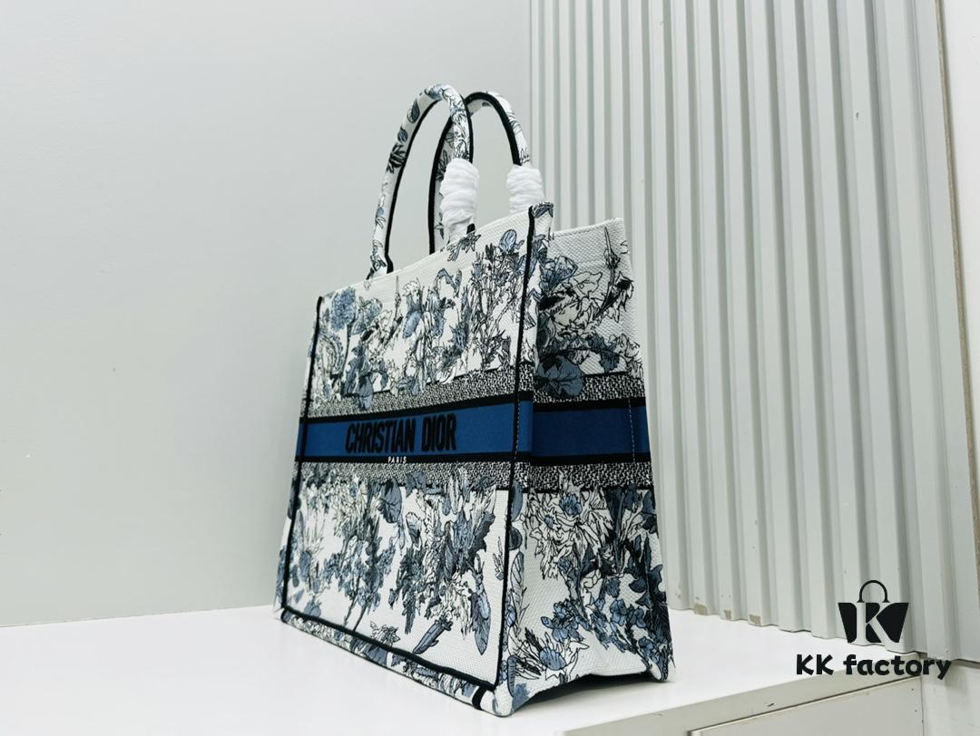 Oversized Original Order Thick Yarn Fabric Dior Book Tote