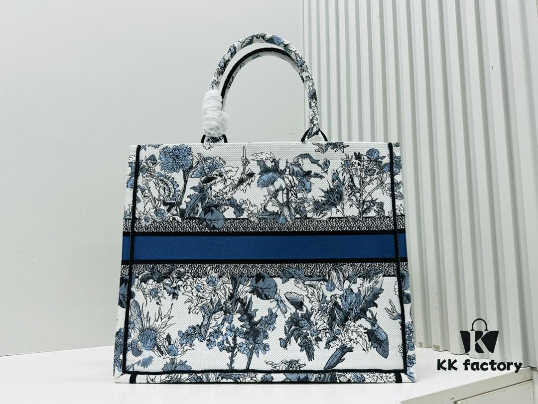 Oversized Original Order Thick Yarn Fabric Dior Book Tote