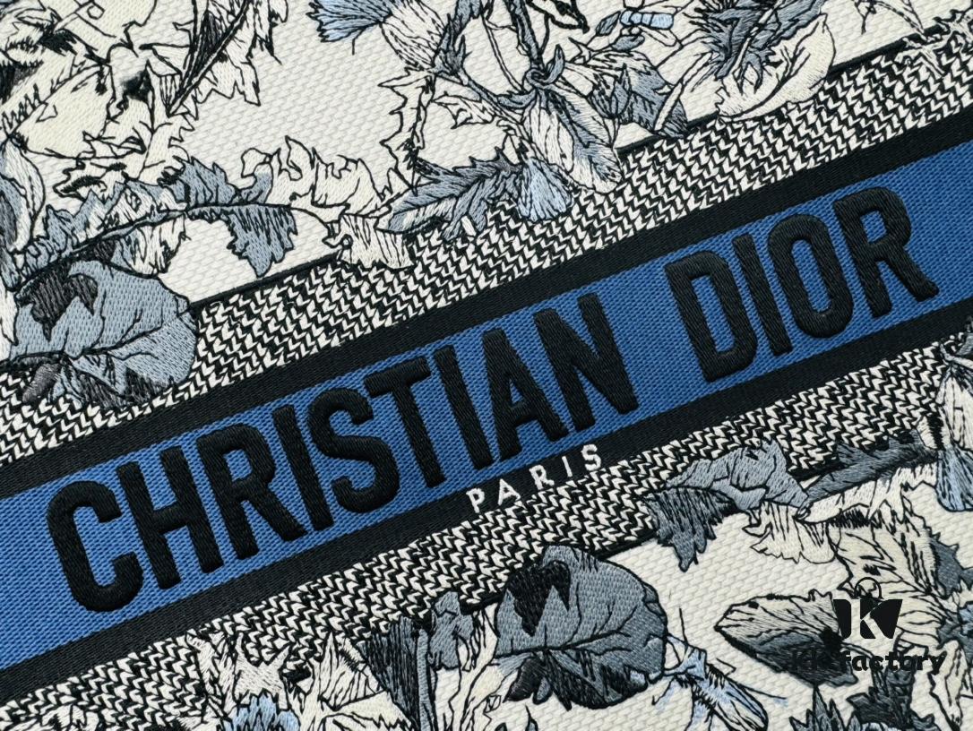 Oversized Original Order Thick Yarn Fabric Dior Book Tote