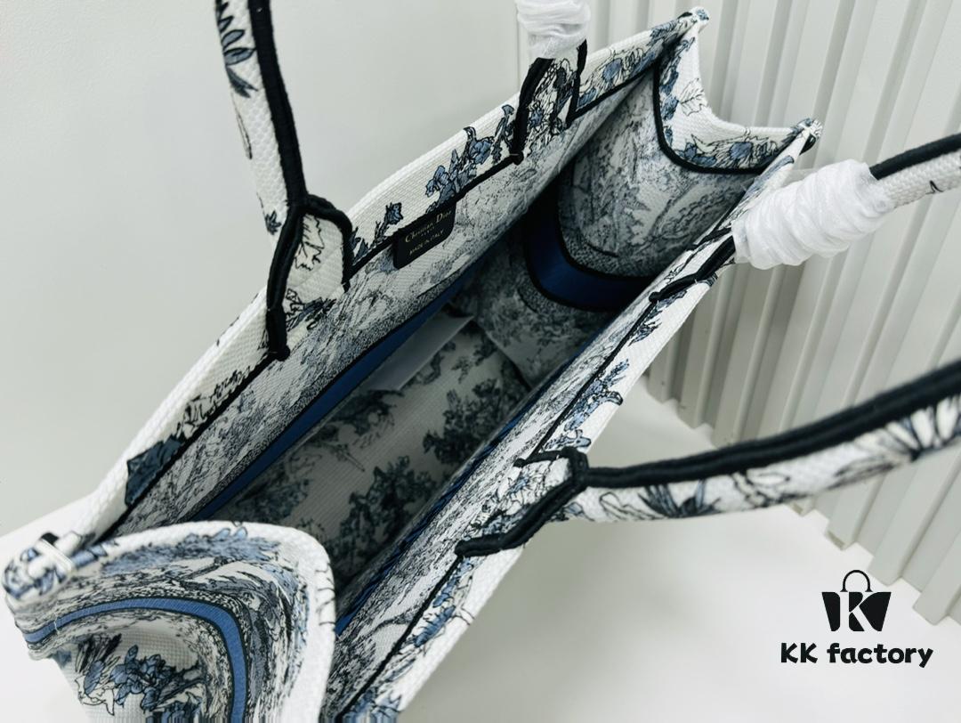 Oversized Original Order Thick Yarn Fabric Dior Book Tote