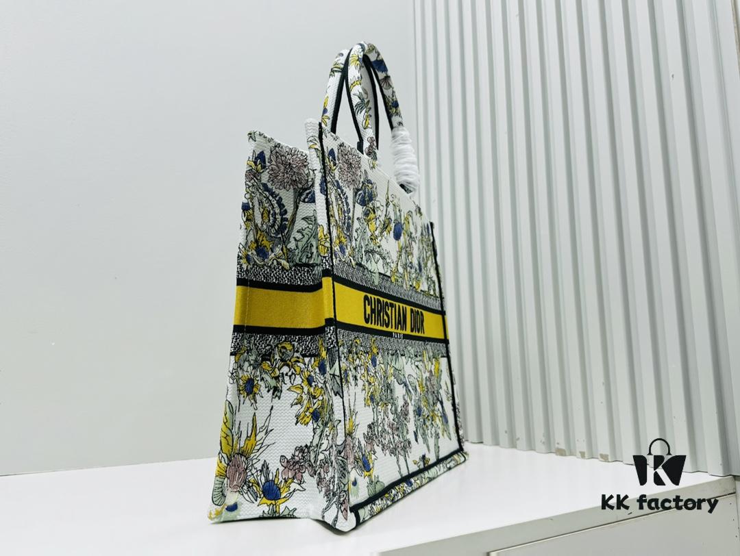 Oversized Original Order Thick Yarn Fabric Dior Book Tote