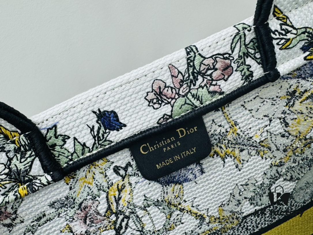 Oversized Original Order Thick Yarn Fabric Dior Book Tote