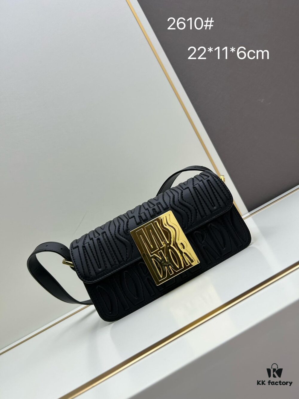 Miss Dior Quilted Lambskin Shoulder Bag in Milk White – 2024 Winter Collection