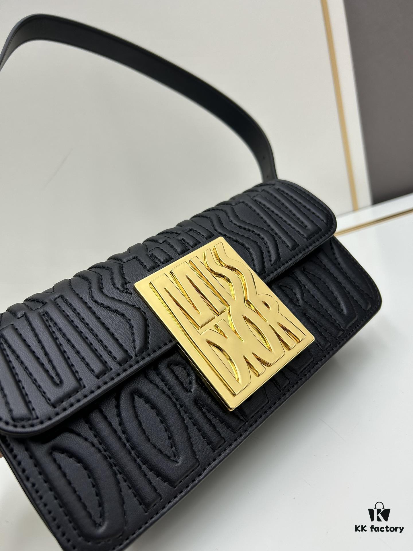 Miss Dior Quilted Lambskin Shoulder Bag in Milk White – 2024 Winter Collection