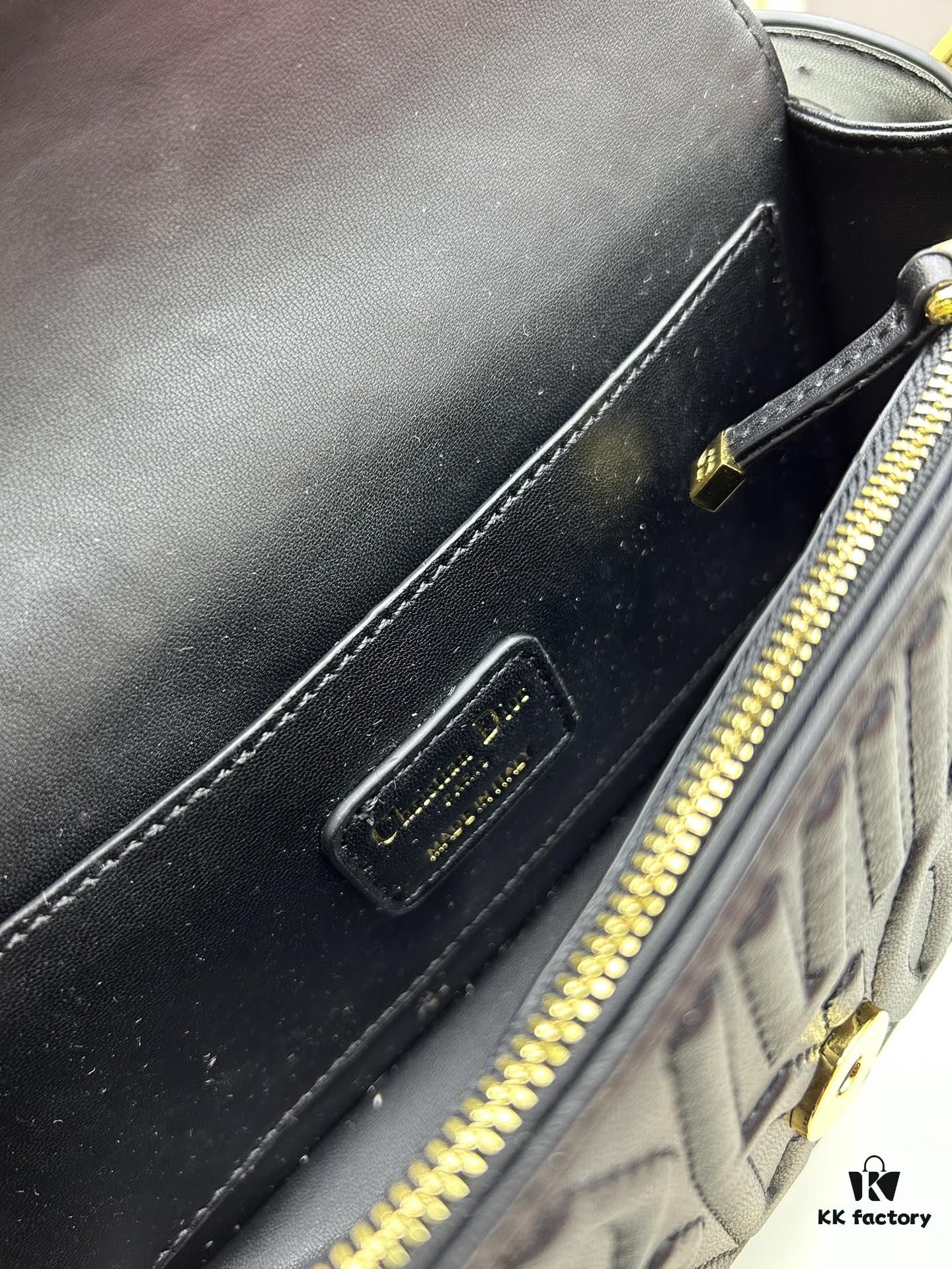 Miss Dior Quilted Lambskin Shoulder Bag in Milk White – 2024 Winter Collection