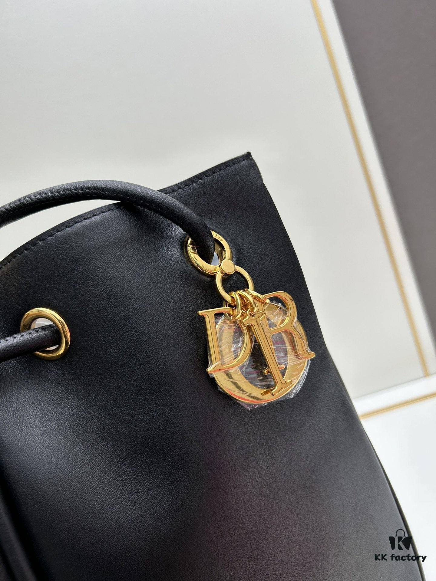 Large Full Leather Blue Cloth Dior Nolita Handbag from the 2024 Fall Collection