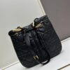 Large Full Leather Blue Cloth Dior Nolita Handbag from the 2024 Fall Ready-to-Wear Collection