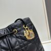 Large Full Leather Blue Cloth Dior Nolita Handbag from the 2024 Fall Ready-to-Wear Collection